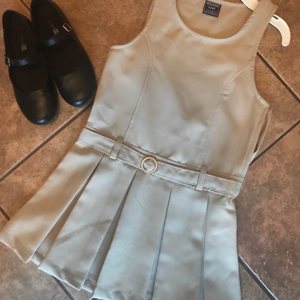 Girls school uniform dress